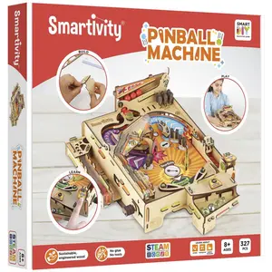Smartivity DIY Pinball Machine Toy for Kids Ages 8-14 Years Old Global Award Winning Arcade Game