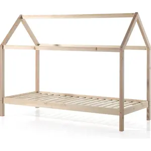 Vipack Dallas 2 Hausbett 90 x 200 cm Liegefläche, Natur Natur günstig
