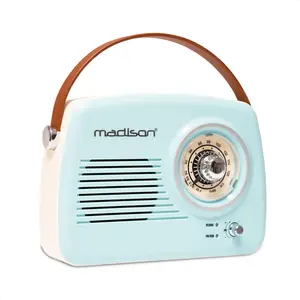 Madison FREESOUND-VR30 TRAGBARES Nostalgie Radio MIT Bluetooth UND FM
