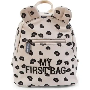 CHILDHOME Kinderrucksack My First Bag Canvasstoff Leopardmotiv