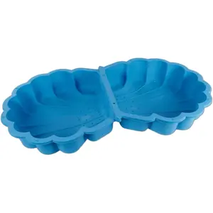 Paradiso Toys Muschel Sandkasten in Blau für den Garten robuster Kun... günstig