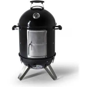 Barbecook Oskar S, Grill, Holzkohle + Brennholz, Egg, Gitter, Schwarz,... günstig