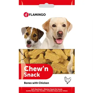 Flamingo Kauknochen Huhn Hundesnack 150g