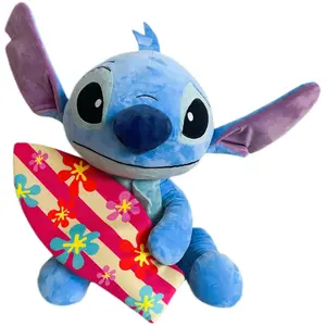 Simba Disney Lilo und Stitch Plüschtier 50 cm mit Surfboard superweich...