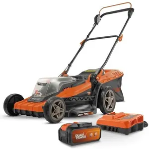 Powerplus POWDPGLWS2, Schieberasenmäher, 500 m², 42 cm, 2,5 cm, 7,5 cm...