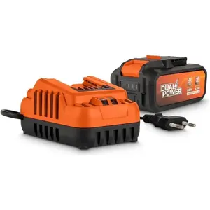 Powerplus 2x20v 5.0/2.5ah Ladegerät Und Batterie