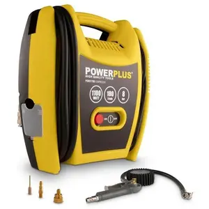 Powerplus Ölfreier Kompressor 1100w 6 Stücke günstig
