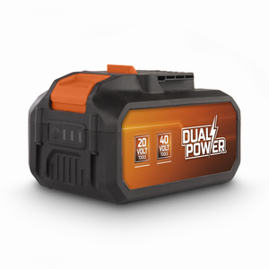 Powerplus 2x20v 8.0/4.0ah Batterie Orange  Orange One Size