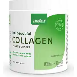 Purasana FEEL BEAUTIFUL KOLLAGEN-BOOSTER MIT BLAUBEERGESCHMACK   VEGAN UND GLUT... günstig