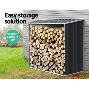 Bc-elec - 5662-0505 Holzlagerschuppen 163 x 83 x 154cm, Holzschuppen u... günstig