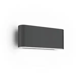 WEVER & DUCRÉ LED-Außenwandlampe Kiosk 1.0 anthrazit 2700 K