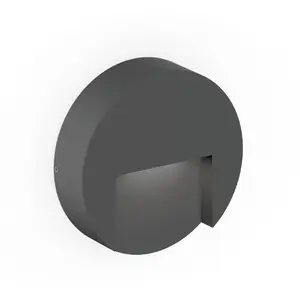 WEVER & DUCRÉ LED-Außenwandlampe Reto Round 1.3 anthrazit