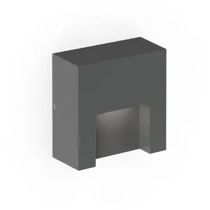 WEVER & DUCRÉ LED-Außenwandlampe Reto 0.8, anthrazit