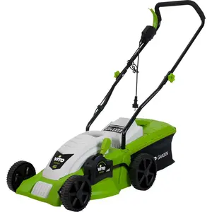 Elektrischer Rasenmäher, 1400W, Induktionsmotor, Schnittbreite 34 cm  ...