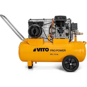 Bandkompressor 50 Liter 2,5 PS 1,9 kW 230V AC Druck 8 Bar VITO günstig