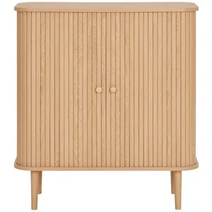 Drawer House Nordic Kommode 2 Lammelen-Schiebetüren, 1 Boden, in eiche... günstig