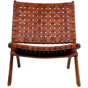 Klappstuhl aus Leder House Nordic Perugia 74x66x73 cm günstig