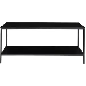 Drawer TV-Tisch mit 2 Regalen und schwarzen Beinen House Nordic Vita 36x100x45 cm günstig