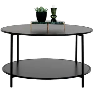 Couchtisch mit schwarzen Beinen House Nordic Vita 80x80x45 cm günstig