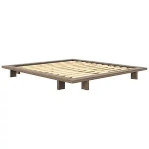 Drawer Japan, Plattformbett, König, Rechteckig, Holz, Braun, 300 kg günstig