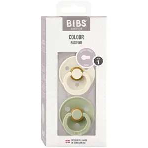 Bibs 2er-Pack Colour Schnuller Latex, 0-6M günstig