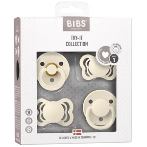 BIBS Schnuller TryIt 4er Probierpackung Ivory Creme günstig