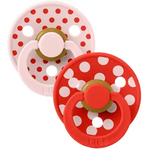 Bibs 2er-Pack Polka Collection Schnuller Latex, 0-6M günstig
