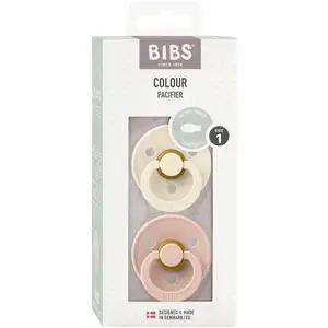 Bibs 2er-Pack Colour Schnuller Latex, symetrisch, 0-6M günstig