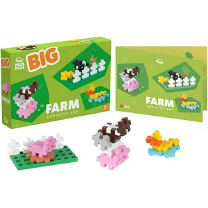 Plus-Plus 3992 Big Aktivitätenset Bauernhof, Baustein-Set, 40 Teile