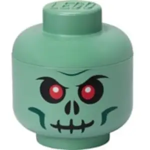 LEGO Storage Head "Skelett", klein, Aufbewahrungsbox