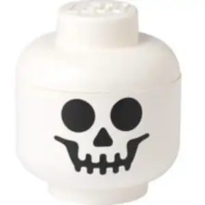 LEGO Storage Head "Skelett", groß, Aufbewahrungsbox