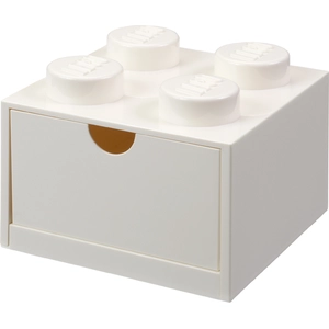 LEGO Schubladenbox DESK DRAWER 4 1 Schub weiß