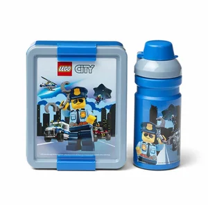 NHG Lunchbox LEGO Lunch Set 2-tlg. - LEGO City, PP-Kunststoff, Silikon...