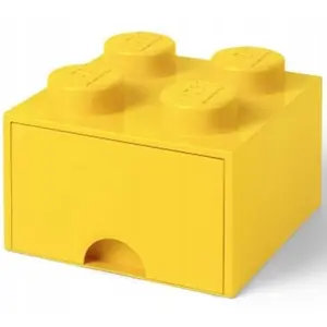LEGO Brick Drawer 4 gelb, Aufbewahrungsbox