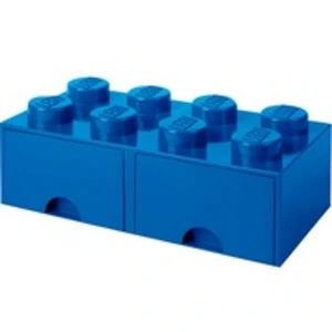 LEGO Brick Drawer 8 blau, Aufbewahrungsbox