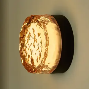 LOOM DESIGN LED-Wandlampe Otto Ice amber, 13cm, CCT, IP65