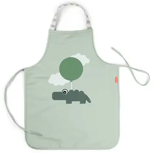 Wasserdichter Latzschürze Baby Done by Deer Happy Clouds Vert 48x38 cm