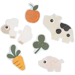 Done By Deer First Jigsaw Set Tiny Farm Puzzle