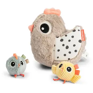 Spiele zum Aufwachen Done by Deer Hide&Seek Clucky 22x11x18 cm