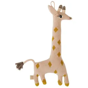 OYOY Mini Darling Baby Guggi Giraffe Kuscheltier aus gestrickter Baumw...
