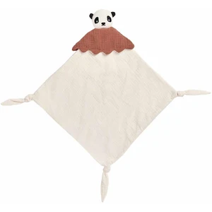 Mini-Panda-Stofftier aus Bio-Baumwolle OYOY Living Design 40x40x2 cm