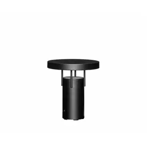 HÜBSCH LED-Akku-Tischlampe BringMe Mini, schwarz matt, 20 cm