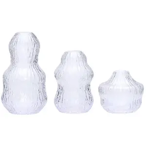 Vase Hubsch Interior Fuyu(x3) ø 11x20 cm / ø 10x15 cm/ ø 11x10 cm günstig