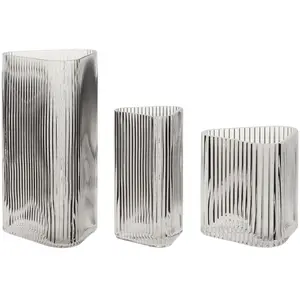 Hübsch Dreieckige Vasen Hubsch Interior Elements (x3) 10x10x11/10x10x2... günstig
