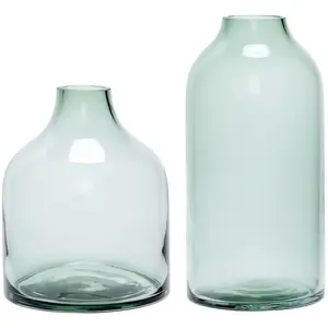 Hübsch Vasen Hubsch Interior Modest (x2) 17x21/14x28 cm günstig