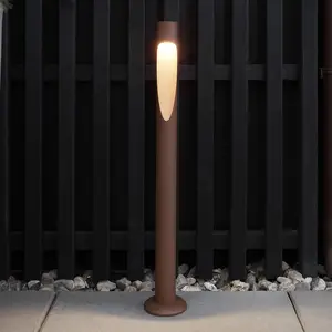 Louis Poulsen Wegeleuchte Flindt, 930, corten 70 cm Fuß 24 V