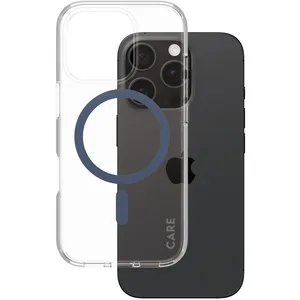 CARE by PanzerGlass® Flagship Case Transparent Urban Combat Blau MagSafe für iPhone 16 Pro