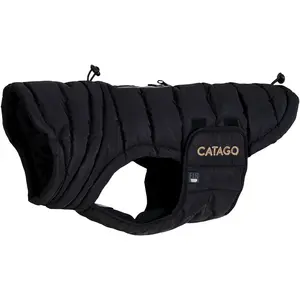 Catago FIR-Tech puffer hundedaekken Sort 65 cm (Hundemantel), Hundebekleidung günstig