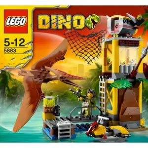 Lego Dino 5883 Pteranodon Falle Flug Dinosaurier 25X51Cm Mini Forscher + Turm