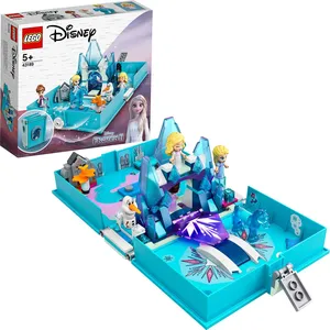 LEGO 43189 Disney Frozen 2 Elsas Märchenbuch, Reisespielzeug mit Nokk ...